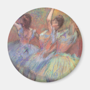 Drei Tänzerinnen von Edgar Degas, Vintage Ballett  Magnet