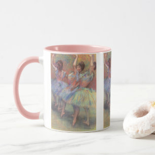 Drei Tänzerinnen von Edgar Degas, Vintage Ballett- Tasse