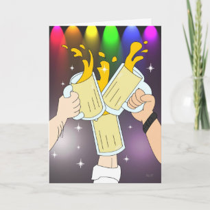 Drei Tasse: Gay Party Card Karte