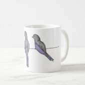 Drei Tauben-Kumpel Kaffeetasse (VorderseiteRechts)
