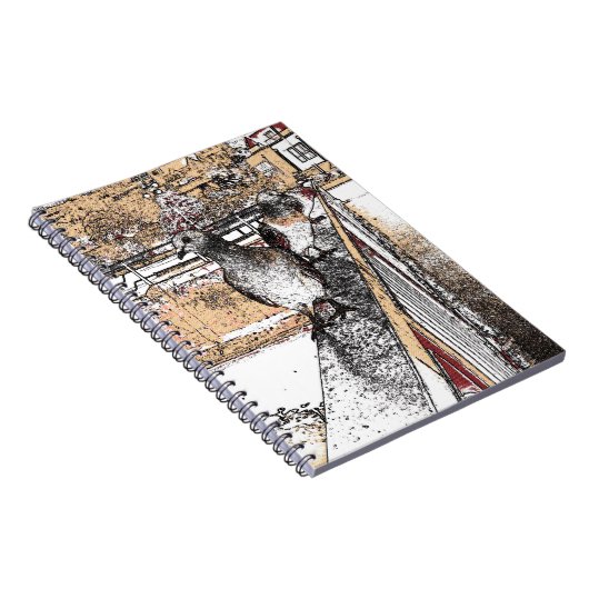 Drei Tauben Notizblock (Rechte Seite)