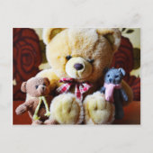 Drei Teddy Bears Postkarte (Vorderseite)