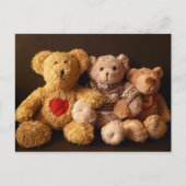 Drei Teddy Bears Postkarte (Vorderseite)