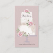 Drei-Tier-Kuchen-Kuchen Visitenkarte (Vorderseite)