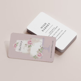 Drei-Tier-Kuchen-Kuchen Visitenkarte