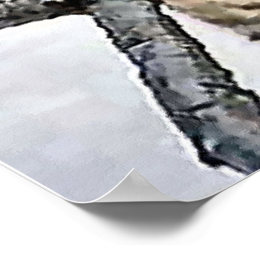 Drei Tiger-Cubs beim Spielen Poster (Ecke)