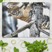 Drei Tigerjungen Handtuch (Gefaltet)