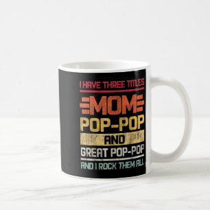 Drei Titeln Vater Grandad & Amp; Großes Grandad un Kaffeetasse