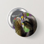 Drei-Toed Baum-Trägheit Button (Vorne & Hinten)