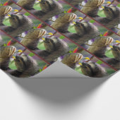 Drei-Toed Baum-Trägheit Geschenkpapier (Ecke)