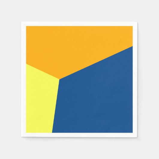 Drei-Tone-Cocktail Napkins | Moderner Party-Stil Serviette (Vorderseite)