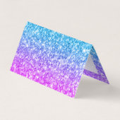 Drei Tones Imitate Glitzer Visitenkarten (Rückseite)