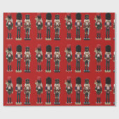 Drei traditionelle Lebensmittelknacker Geschenkpapier (Flach)