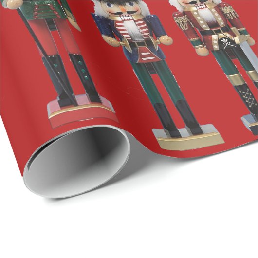 Drei traditionelle Lebensmittelknacker Geschenkpapier (Rolleneckpunkt)