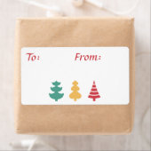 Drei Tree-Geschenketiketten (Insitu)