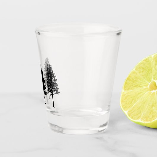 Drei Tree Shot Glas (Rechts)