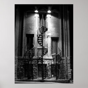 Drei Treppe Poster