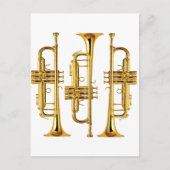 Drei Trumpets Postkarte (Vorderseite)
