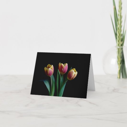 Drei Tulips Karte (Vorderseite)