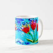 Drei Tulpen Kaffeetasse (VorderseiteRechts)