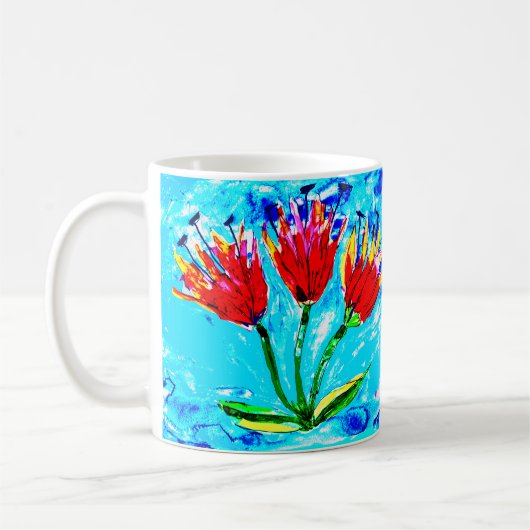 Drei Tulpen Kaffeetasse (Links)