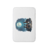 Drei Türken Howl auf dem Mond Wildlife Berg Tur Badematte (Vorderseite Vertikal)