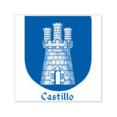 Drei Türme Turret Castillo Spanien Nachname Permastempel (Design)