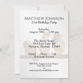 Drei Tweetend Finken TierVogelfotografie Einladung (Vorderseite)