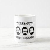 Drei Typen mit Perlen Kaffeetasse (Mittel)