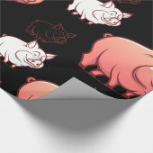 Drei Umschlagpapier für Schweine Geschenkpapier