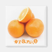 Drei und eine halbe Orange Magnet (Vorne)