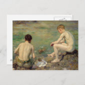 Drei Unternehmen Postkarte (Vorne/Hinten)