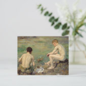 Drei Unternehmen Postkarte (Stehend Vorderseite)