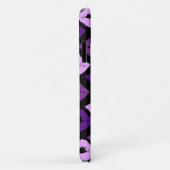 Drei unterschiedliche Lila Lip-Shades-Muster Case-Mate iPhone Hülle (Hinten/Rechts)