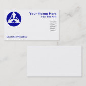 Drei verbundene Leute Visitenkarte (Vorne/Hinten)