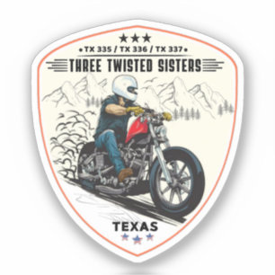 Drei verdrehte Schwestern, tx 335,tx 336,tx 337 St Aufkleber