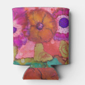 Drei verrückte Blume Boho Alcohol in k Design Dosenkühler (Rückseite)