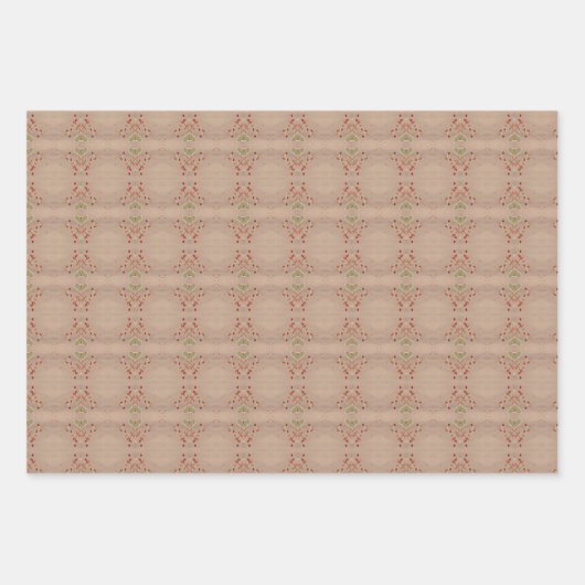 Drei verschiedene Muster Blatt Wrap (Vorderseite 2)