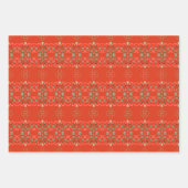 Drei verschiedene Muster Geschenkpapier Set (Vorderseite 3)