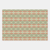 Drei verschiedene Muster Geschenkpapier Set (Vorderseite 2)