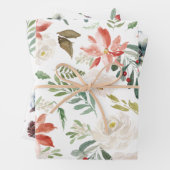 Drei verschiedene Weihnachtsmuster Geschenkpapier Set (Beispiel)