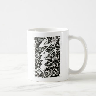 Drei Viertel Kaffeetasse
