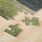 Drei Viertelpferde Stehend in der Nebel Puzzle (Seite)