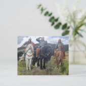 Drei Viking-Pfadfinder Postkarte (Stehend Vorderseite)