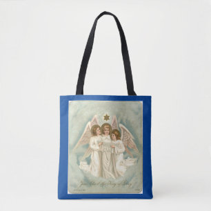 Drei Vintage-Engel-Tüte Tasche
