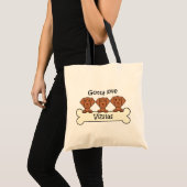 Drei Vizslas Tragetasche (Vorderseite (Produkt))