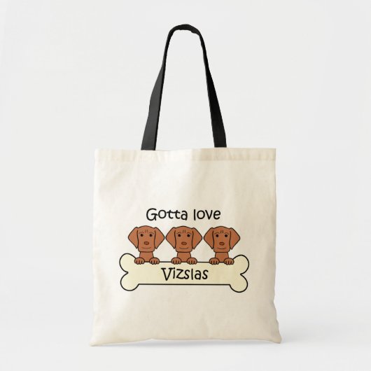 Drei Vizslas Tragetasche (Vorne)