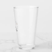 Drei Vögel auf dem Draht Glas (Links)