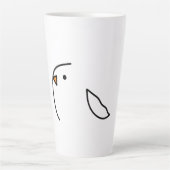 Drei Vögel auf dem Draht Milchtasse (Vorderseite)