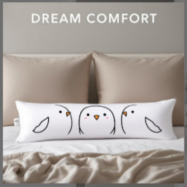 Drei Vögel auf dem Draht Seitenschläferkissen